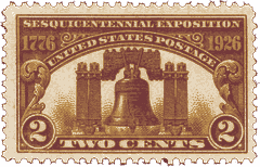 Vintage 1926 Liberty Bell stamp